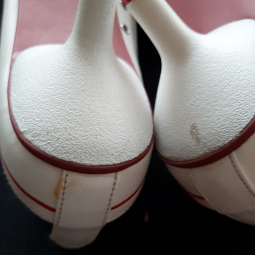 Vintage rampage denim sneaker kitten heel shoes sandal 90s y2k womens 8 - Picture 7 of 11